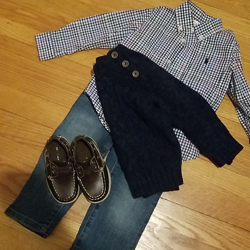 Complete toddler outfit with shoes